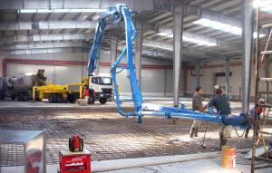 Industrial floors Coca-Cola - pouring from the pump 2007 (Concrete and our work General contract)