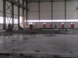 2017 Crust Factory hot dip galvanizing. (concrete delivery for industrial floor of increased complexity of loads for an aggressive environment