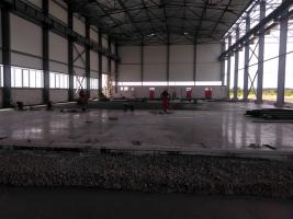 2017 s.Korzhi Hot dip galvanizing plant. (concrete delivery for industrial floor of increased complexity of loads)
